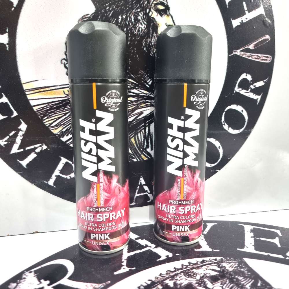 اسپری رنگ مو نیشمن – Pink | NISHMAN Color Hair Spray – حجم ۱۵۰ میلی‌لیتر  صورتی
