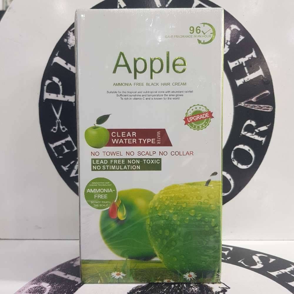 رنگ مو اپل با رنگ طبیعی شماره 1، حجم 500ml+500ml میلی‌لیتر، گیاهی، بدون سرب و آمونیاک، غیر سمی،