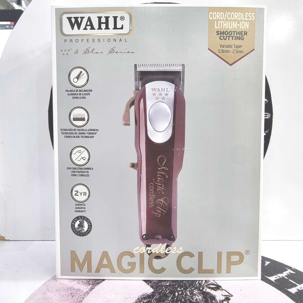 ماشین اصلاح بی‌سیم Wahl Magic Clip Clipper (کد 043917005270) | کلیپر حرفه‌ای و شارژی برند Wahl
