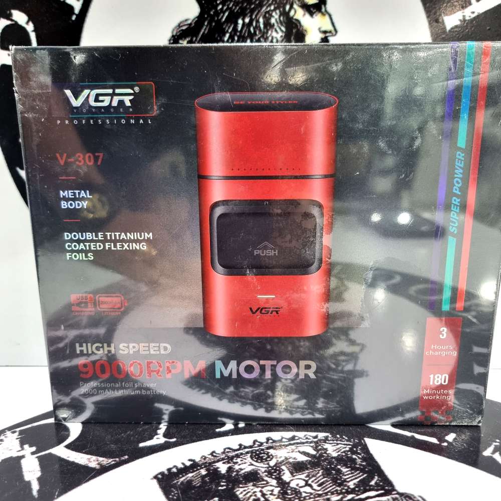 شیور شارژی وی جی آر مدل V-307 با دور موتور ۹۰۰۰ RPM